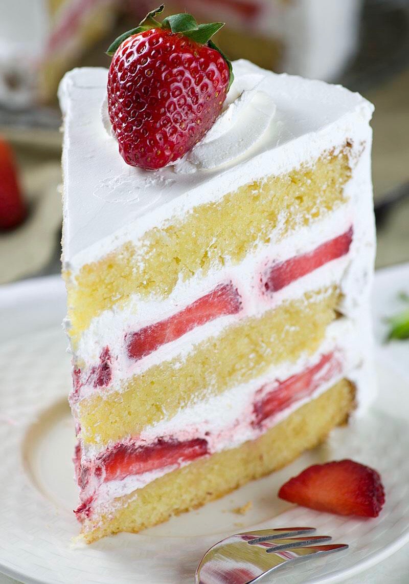 Strawberry cake